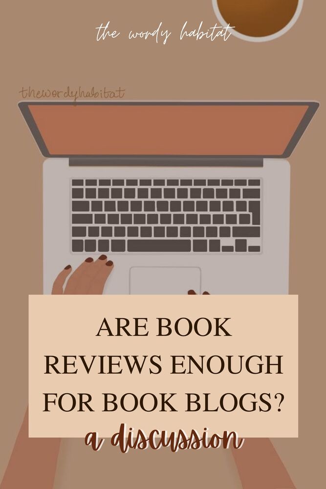 are book reviews enough for book blogs pinterest image