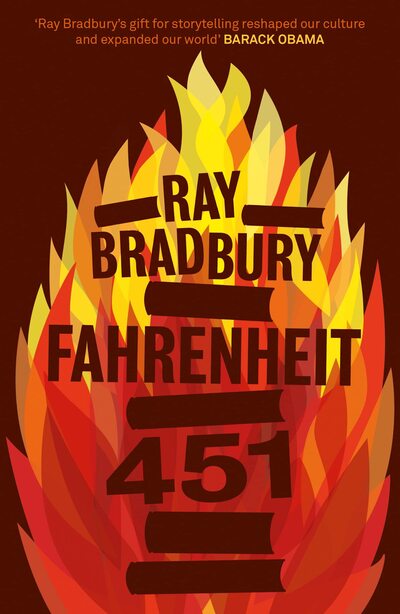 Fahrenheit 451 by Ray Bradbury book cover