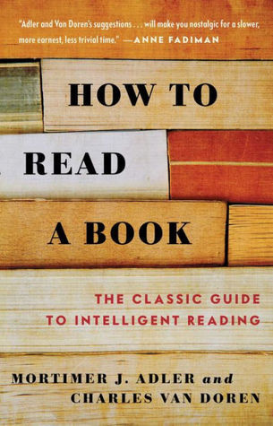 how to read a book book cover