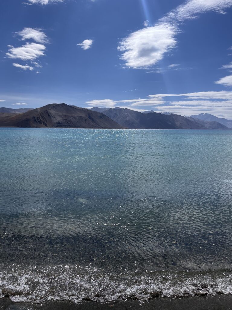 picture of the Pangong Tso lake in Ladakh