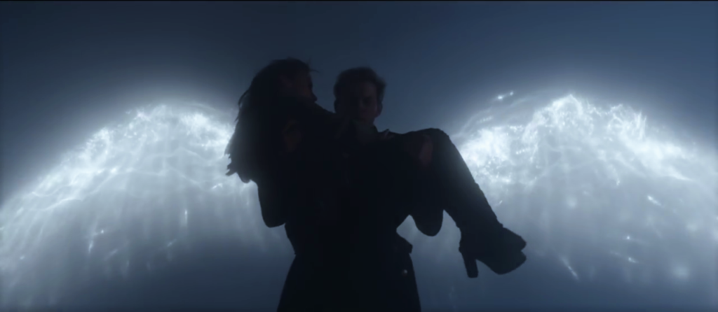 fallen movie dan carrying luce while flying