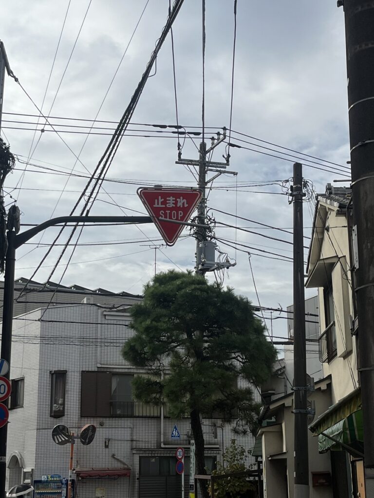 random photo in tokyo street