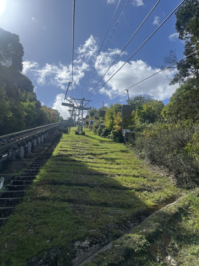 cable car ride up in amanohashidate
