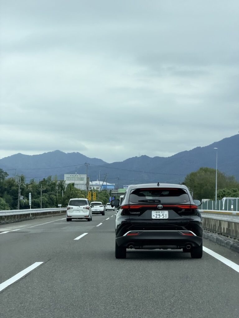 snap from our drive from osaka to suwa