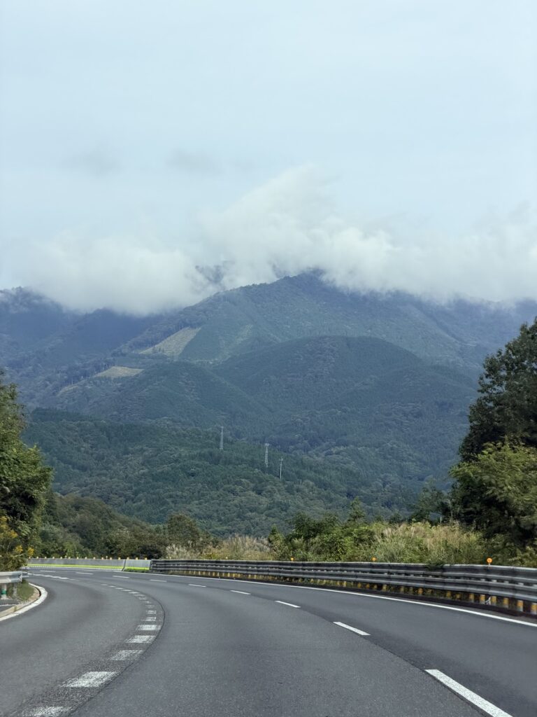 snap from our drive from osaka to suwa