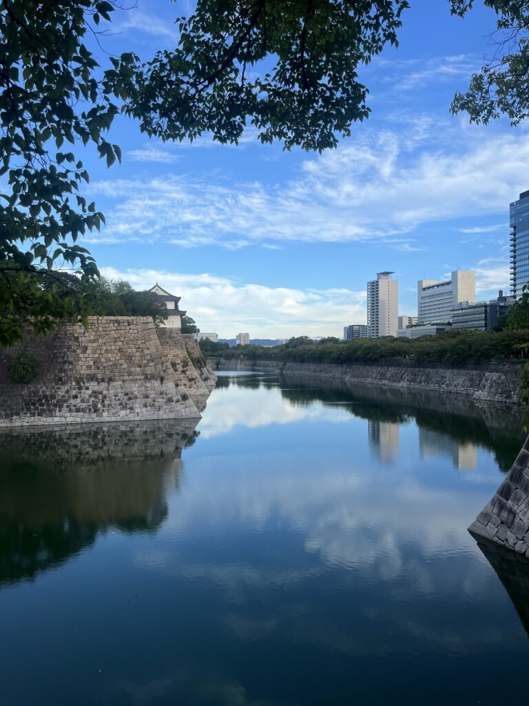 osaka castle exterior moat