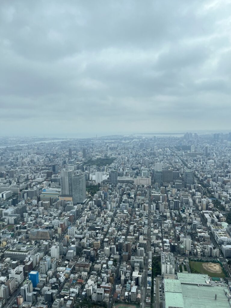 view from tokyo skytree