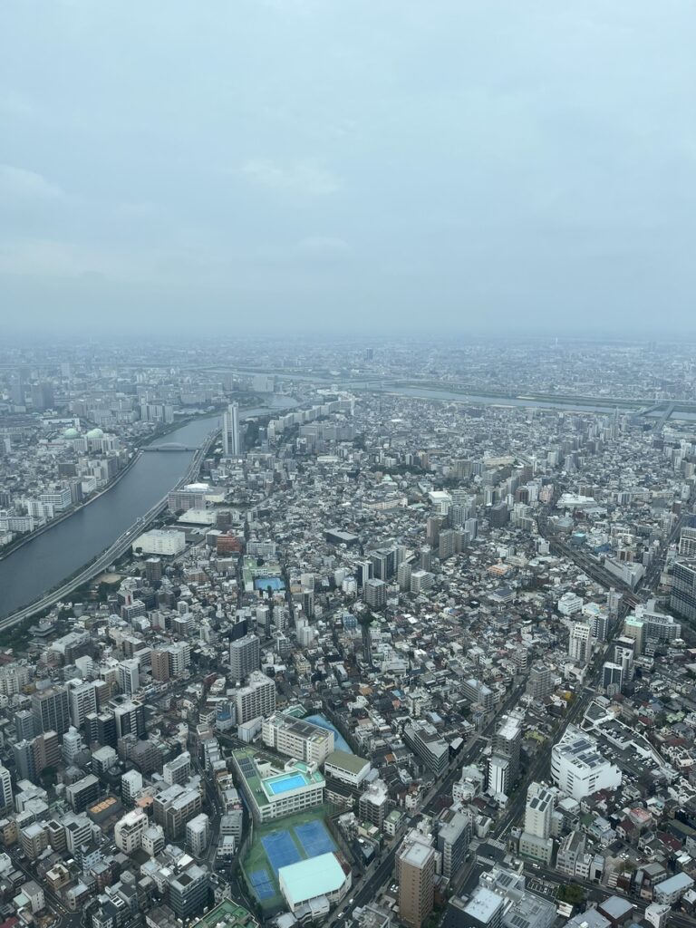 view from tokyo skytree