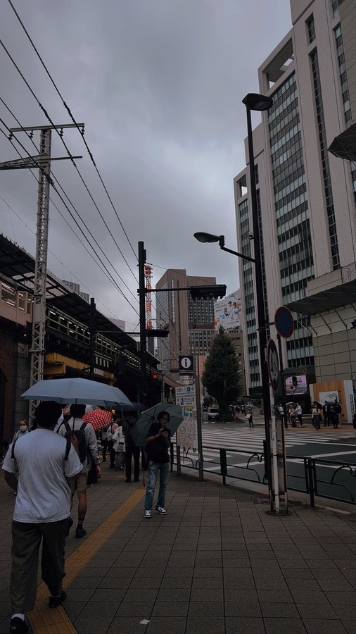 snap of Ginza in Tokyo