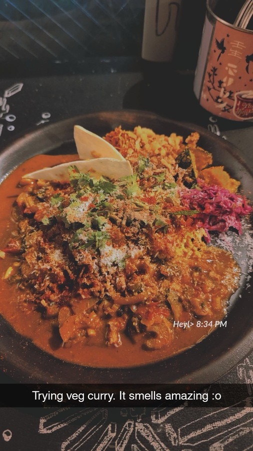 vegetable curry at pelgag in kyoto japan