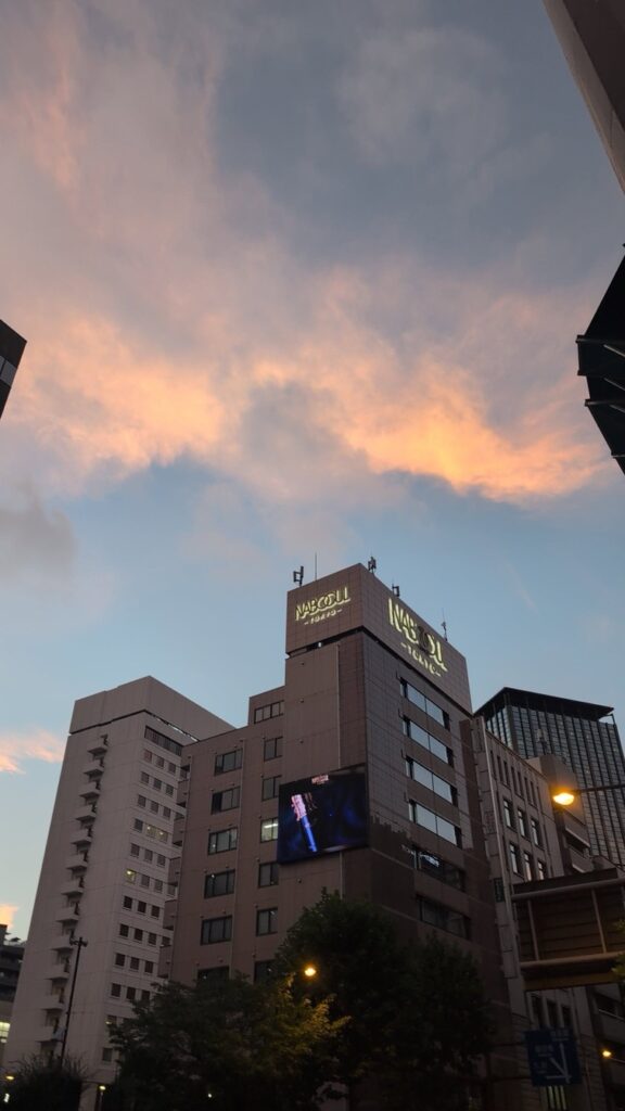 jimbocho book town during sunset