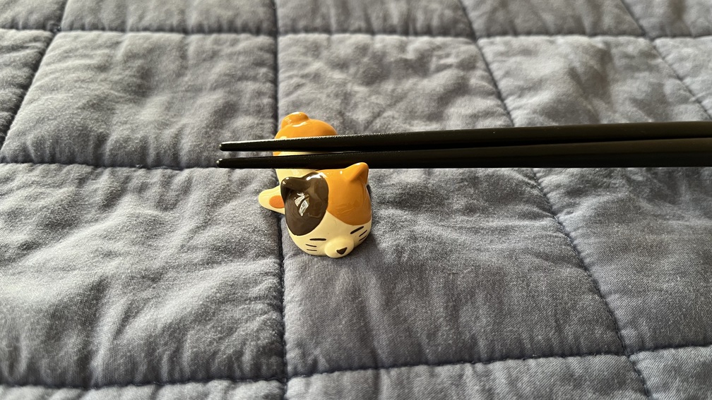 cat chopticks rest