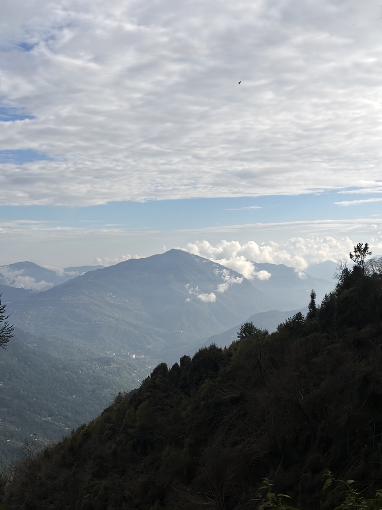 mountains photo from gangtok roads