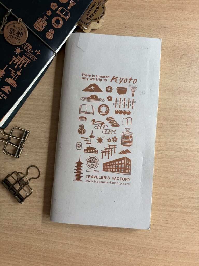 traveler's notebook kyoto edition white insert